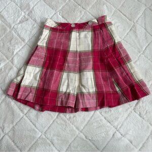 American Girl | Pink Plaid Pleated Skirt | Size 12